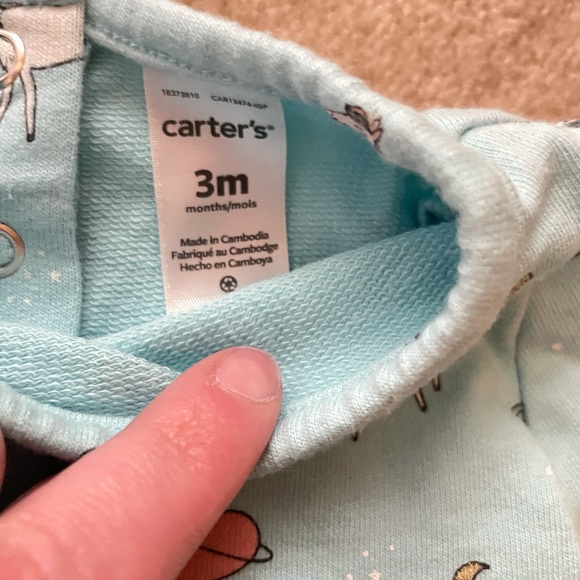 Carter’s 3m Blue Pegasus Girls’ Dress - Picture 3 of 3